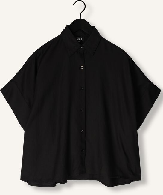 Zwarte ALIX THE LABEL Blouses LADIES WOVEN LINEN OVERSIZED BLOUSE Zwarte ALIX THE LABEL Blouses LADIES WOVEN LINEN OVERSIZED BLOUSE - large