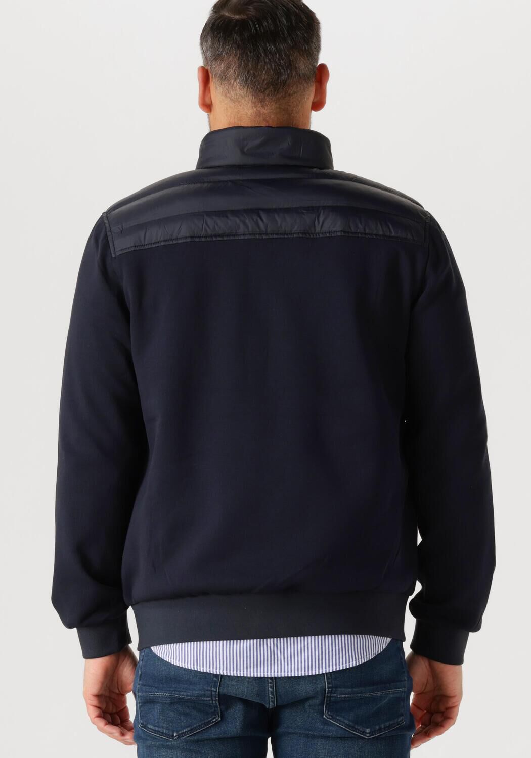TOMMY HILFIGER Heren Jassen Mix Media Stand Cllr Blauw
