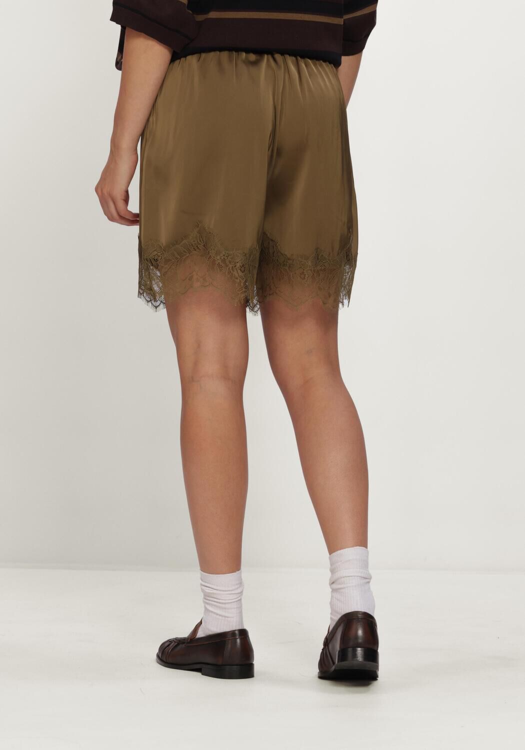 Groene GESTUZ Broeken GZLALOU HW SHORTS - large