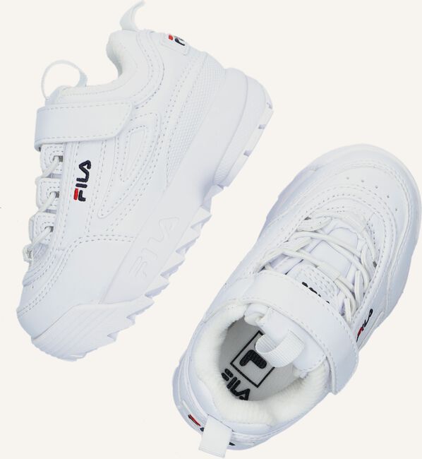 Witte FILA Lage sneakers DISRUPTOR E INFANTS Witte FILA Lage sneakers DISRUPTOR E INFANTS - large