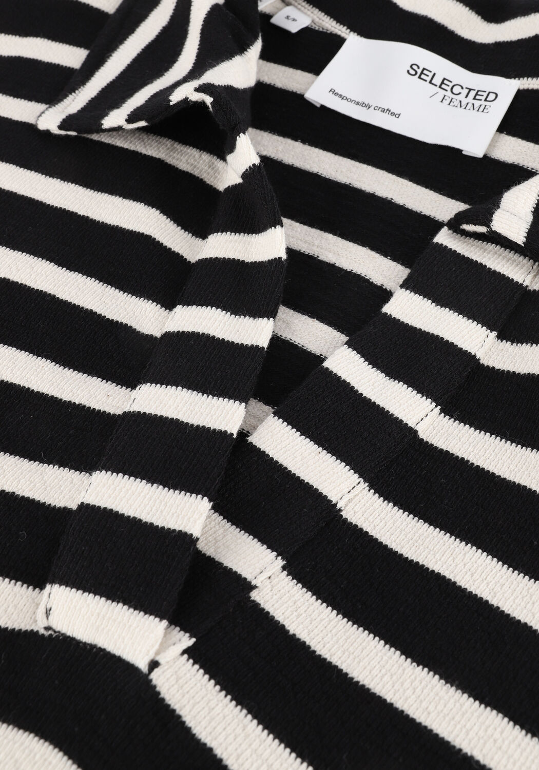 Zwarte SELECTED WOMEN Midi jurk SLFTALA 2/4 SHORT DRESS - large