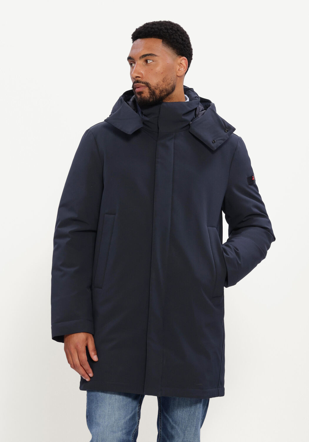 Donkerblauwe PEUTEREY Parka's KRUGER TJ GRS 02 - large