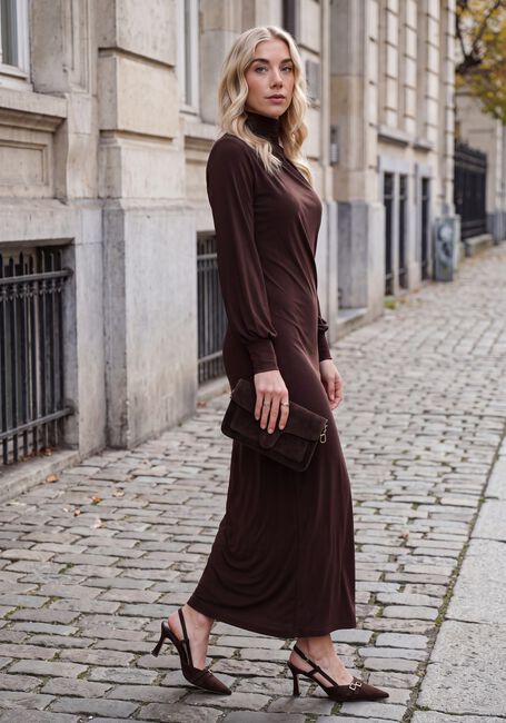 Bruine NOTRE-V Maxi jurk NV-ISELLA - large