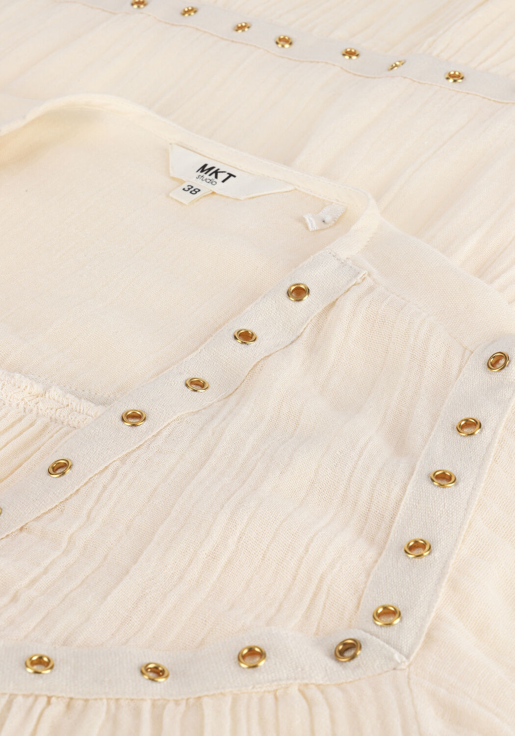 Creme MKT STUDIO Mini jurk RIMAE - large
