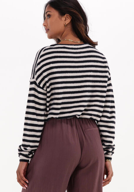 Zwarte CATWALK JUNKIE Trui KN SOFT STRIPE - large