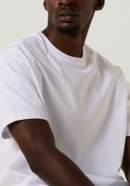 Witte PUREWHITE T-shirt TSHIRT WITH SMALL LOGO AT SIDE AND BIG BACK EMBROIDERY - large