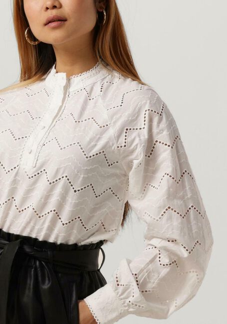 Witte MINUS Blouses MERIAM LONG SLEEVE BLOUSE - large