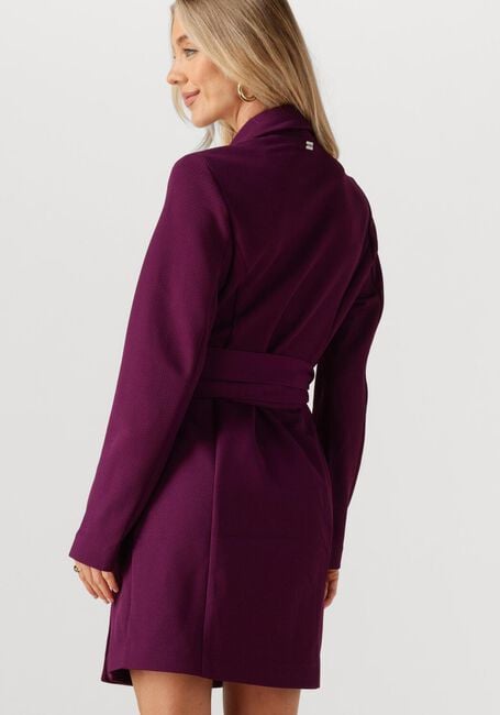 Paarse POM AMSTERDAM Mini jurk DRESS - PLUM - large