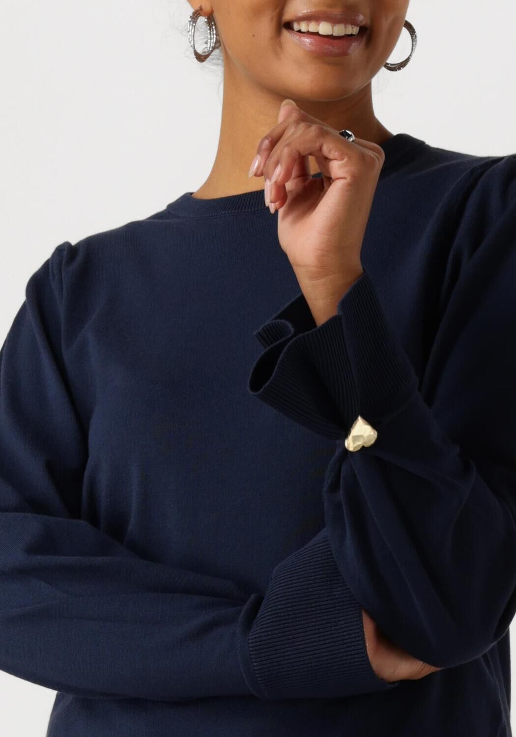 FABIENNE CHAPOT Dames Truien & Vesten Molly Button Pullover Blauw