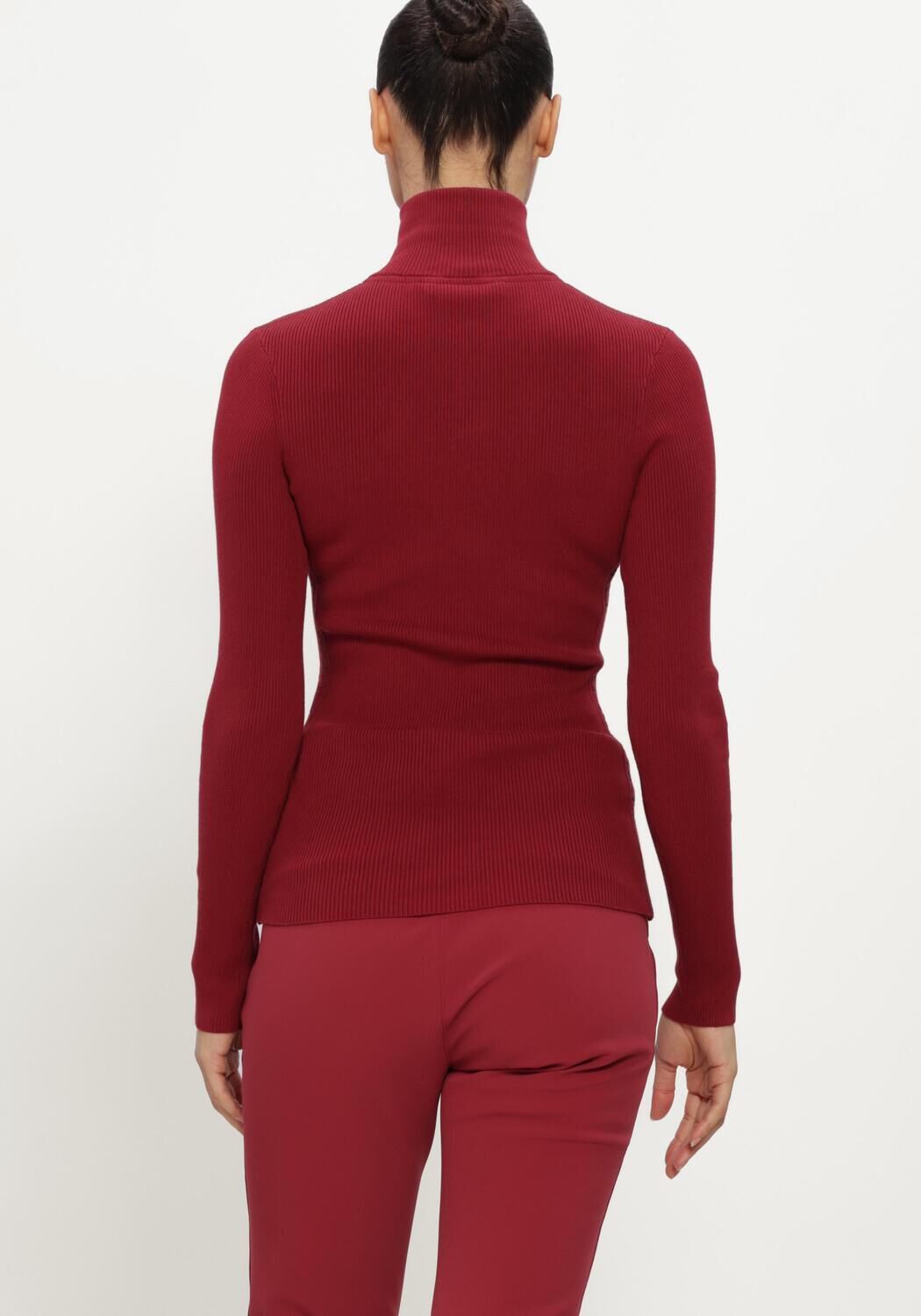 AIRFORCE Dames Truien & Vesten Ruby Ribbed Pully Bordeaux