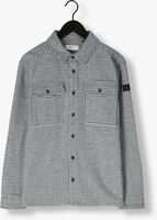 Antraciet PUREWHITE Overshirt HERITAGE PATTERN OVERSHIRT WITH TWO CHEST POCKETS