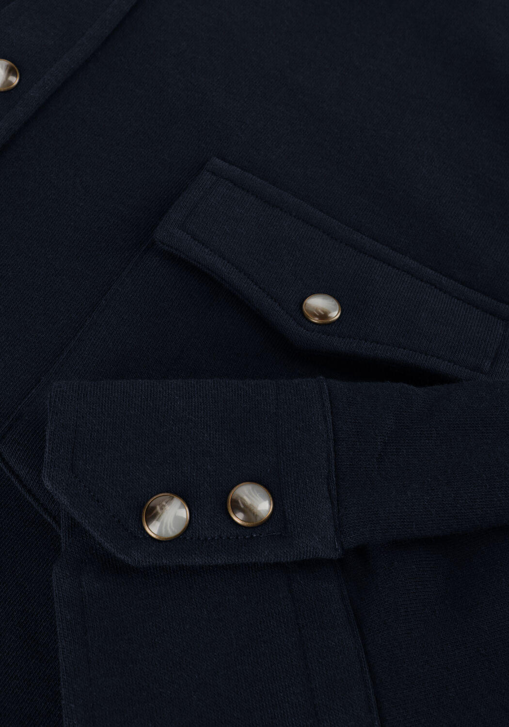 Donkerblauwe PROFUOMO Casual overhemd OVERSHIRT WESTER - large