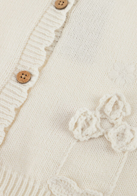 Gebroken wit LIL' ATELIER Vest NBFDOLA LS KNIT CARD LIL - large