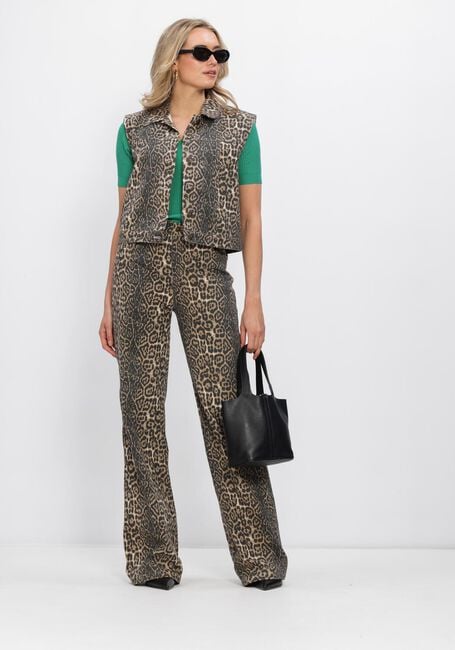 Bruine YDENCE Wijde broek PANTS VALESCA TALL - large