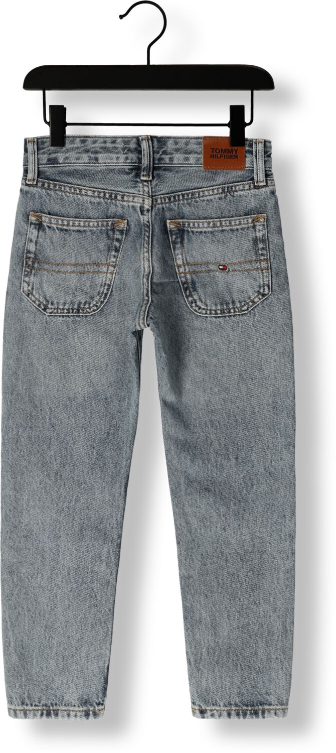 TOMMY HILFIGER Jongens Jeans Modern Straight Blue Denim Lichtgrijs