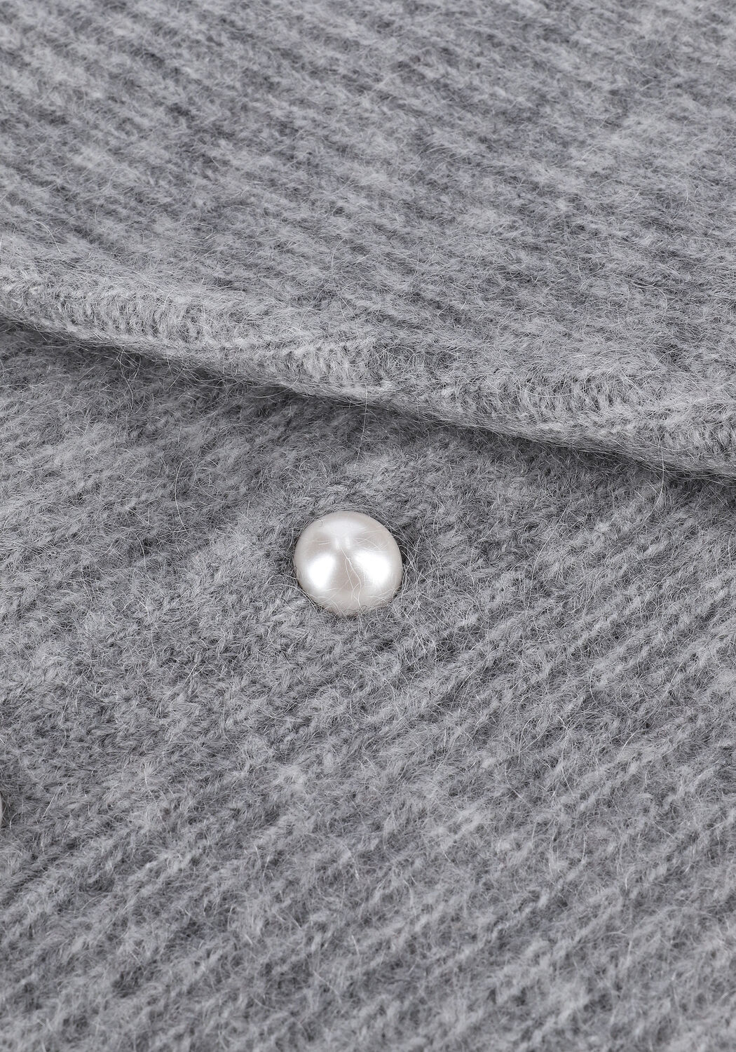 Lichtgrijze JUST FEMALE Spencer FINE VEST - large