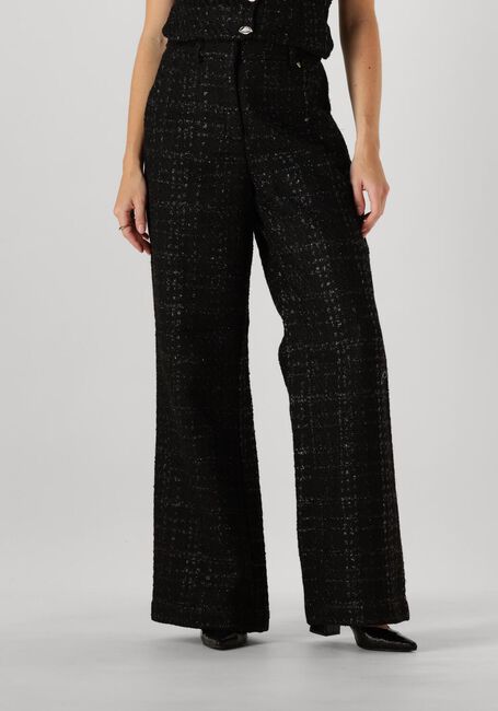 Zwarte FABIENNE CHAPOT Pantalon REMI TWEED TROUSERS - large