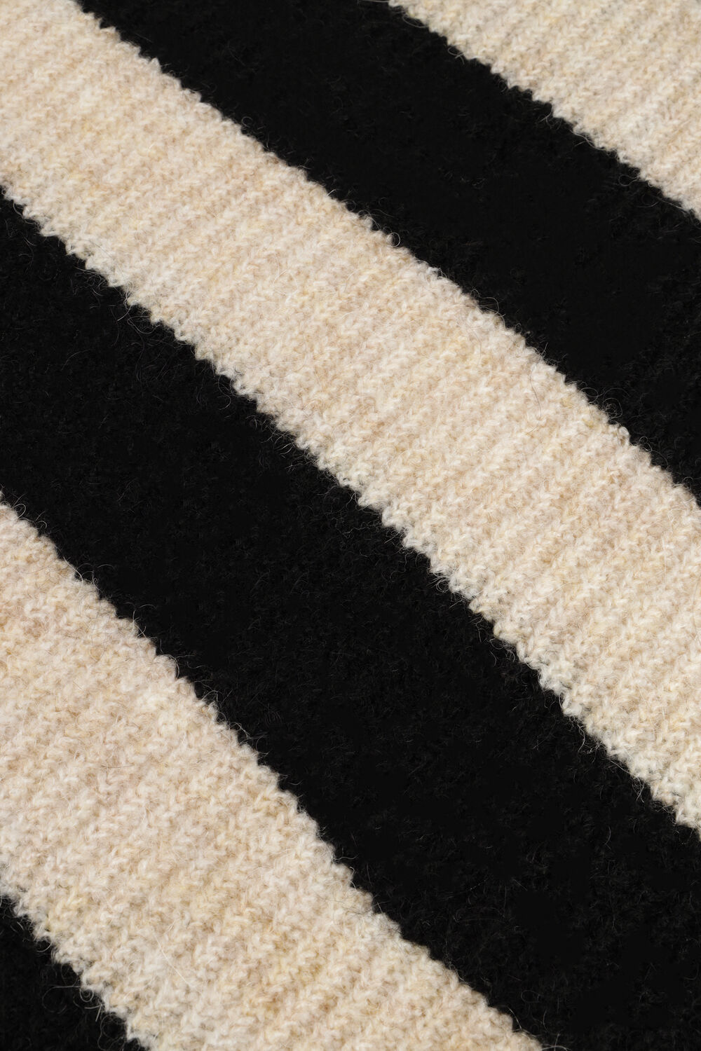 Beige OBJECT Coltrui MINNA L/S KNIT PULLOVER - large