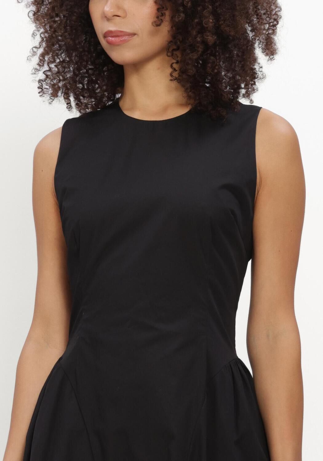 Zwarte NEO NOIR Jurken ZORA POPLIN DRESS - large