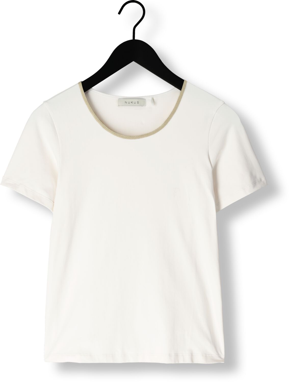 NUKUS Dames Tops & T-shirts Tirza Top Uni Gebroken Wit