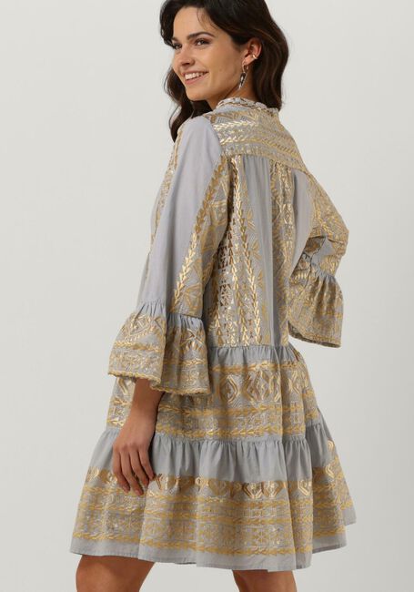 Lichtblauwe GREEK ARCHAIC KORI Mini jurk 230631 - large