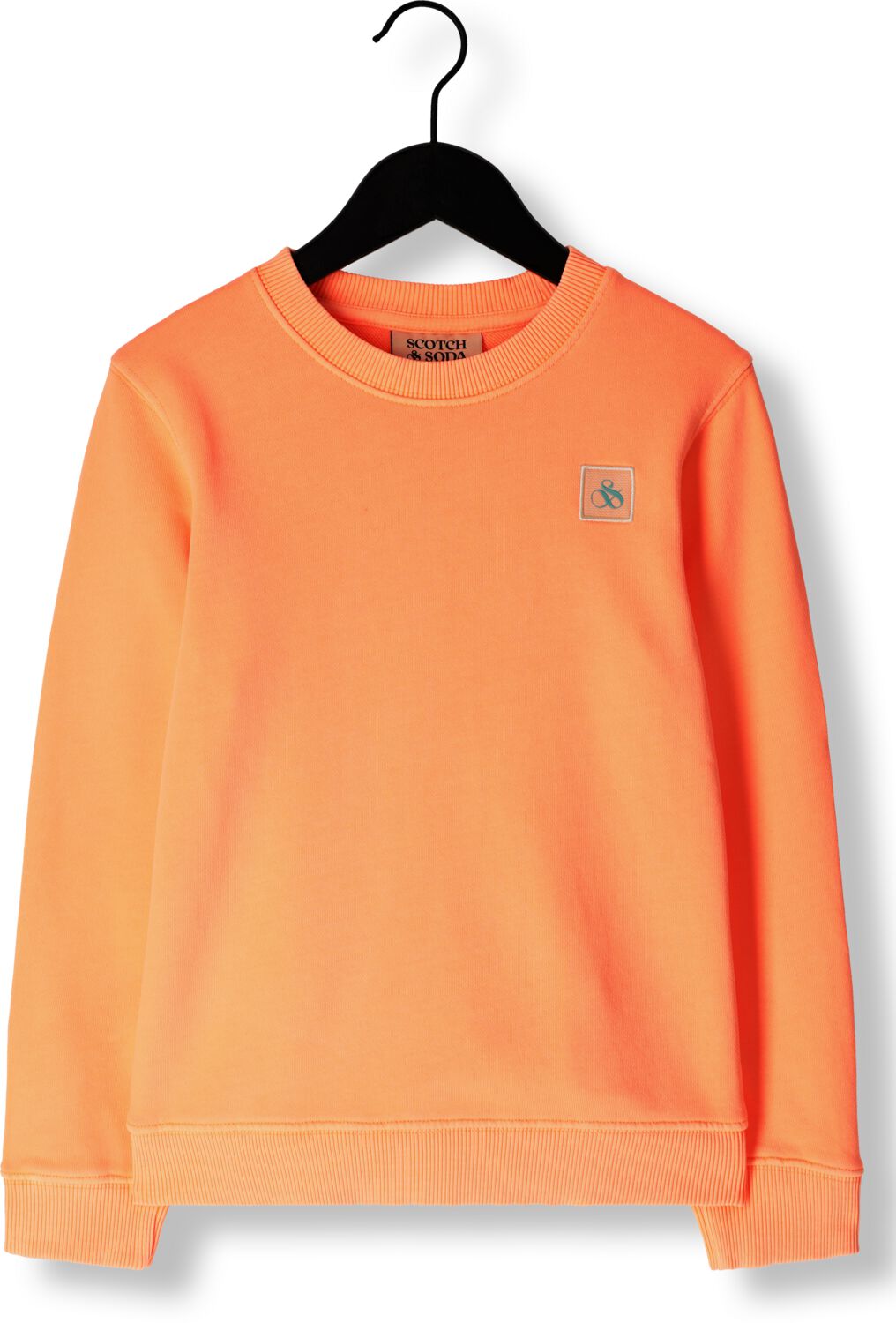 SCOTCH & SODA Jongens Truien & Vesten Classic Garment-dyed Sweatshirt Koraal