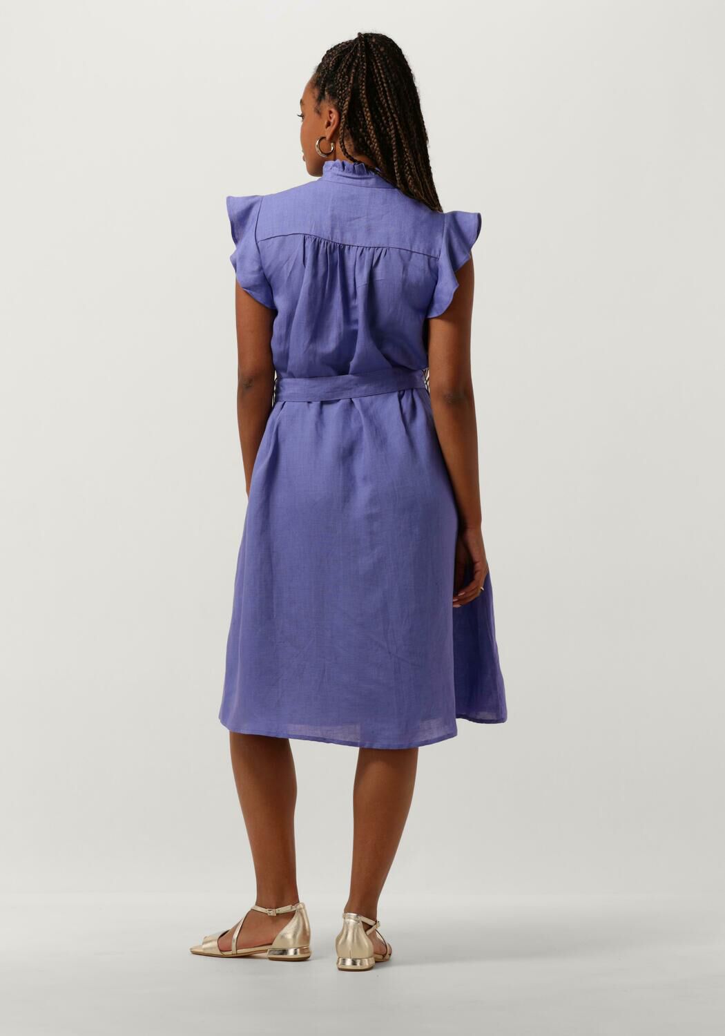 MINUS Dames Jurken Alaya Knee Length Dress Paars
