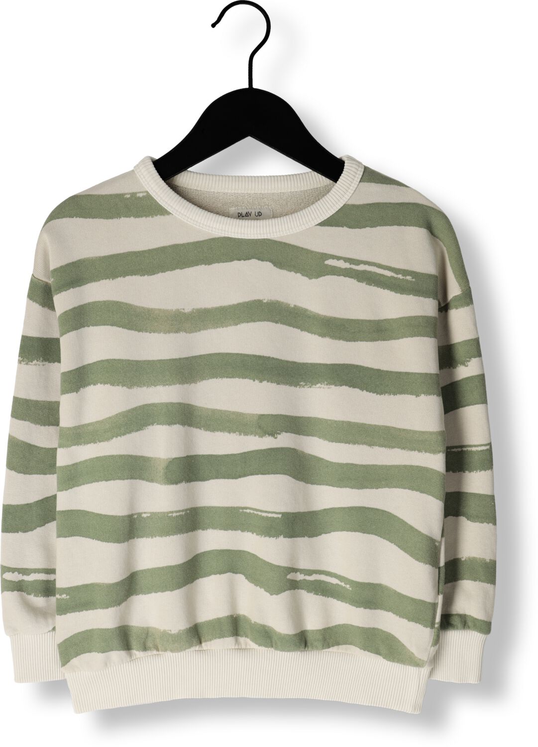 PLAY UP Jongens Truien & Vesten Printed Fleece Sweater Beige-132
