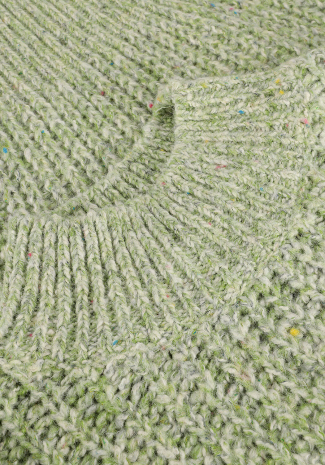 Groene ANOTHER LABEL Trui DYLAN KNITTED PULL - large