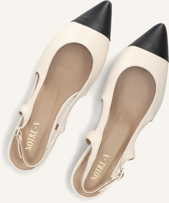 Beige NOTRE-V Slingbacks 08-235 Beige NOTRE-V Slingbacks 08-235 - large
