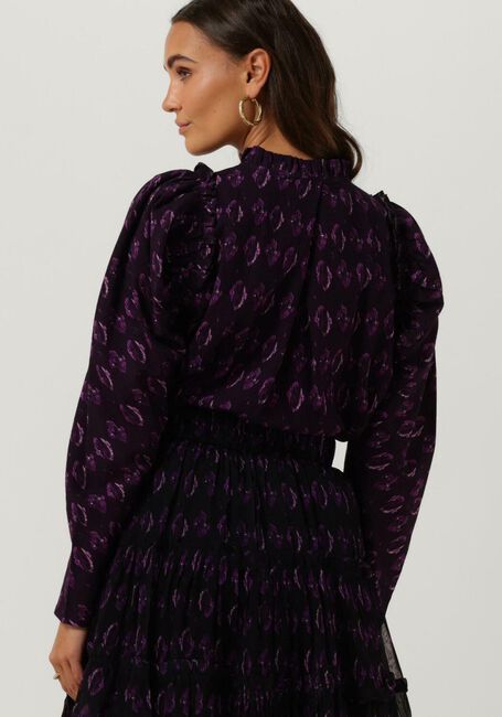 Paarse NOTRE-V Blouses BLOUSE PRINT NV-ARAH - large