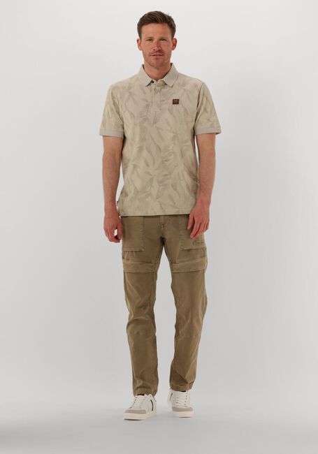 Beige PME LEGEND Polo TWO TONE PIQUE PRINTED - large