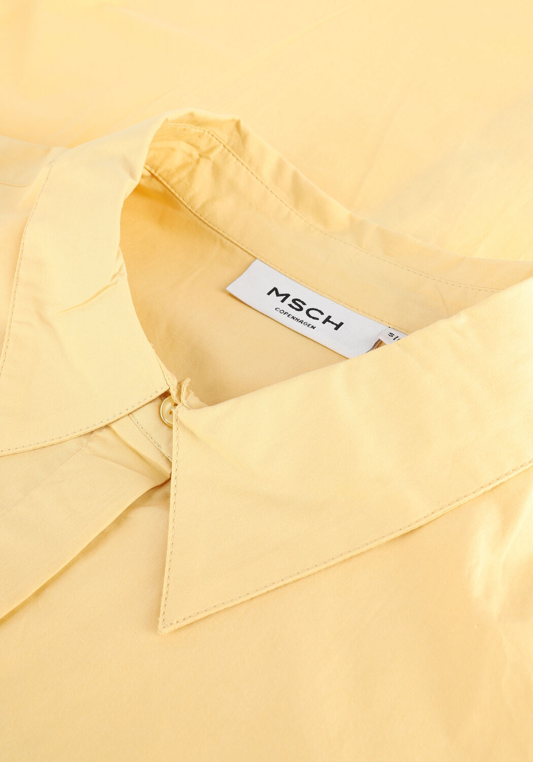 Gele MSCH COPENHAGEN Blouses HADDIS LS SHIRT - large