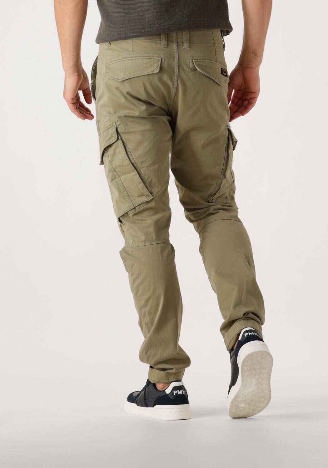 PME LEGEND Heren Broeken Nordrop Cargo Stretch Twill Groen