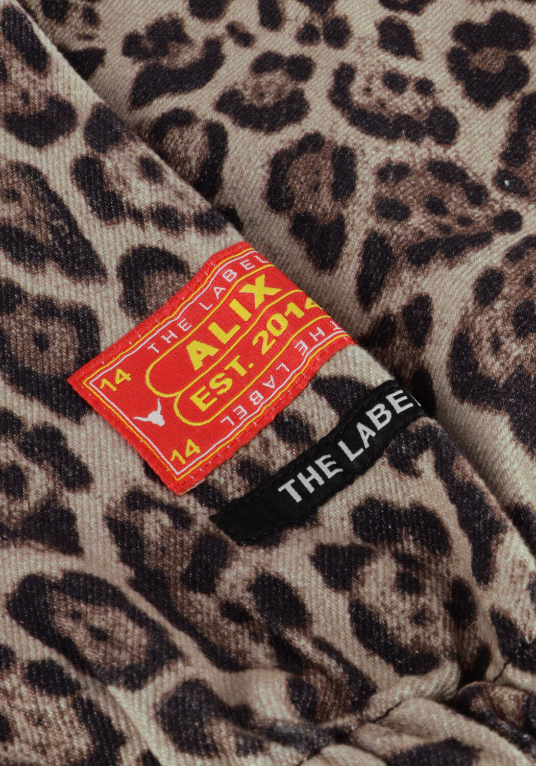 Bruine ALIX MINI Spijkerjas WOVEN JAGUAR DENIM JACKET - large