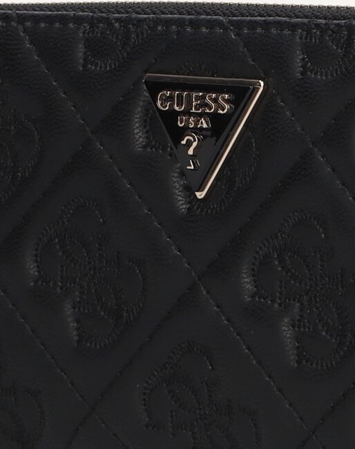 Zwarte GUESS Portemonnee ADELASIA SLG LARGE ZIP AROUND Zwarte GUESS Portemonnee ADELASIA SLG LARGE ZIP AROUND - large