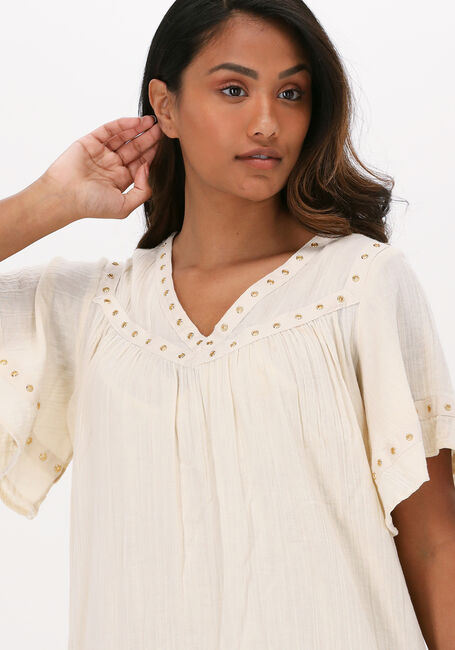 Creme MKT STUDIO Mini jurk RIMAE - large