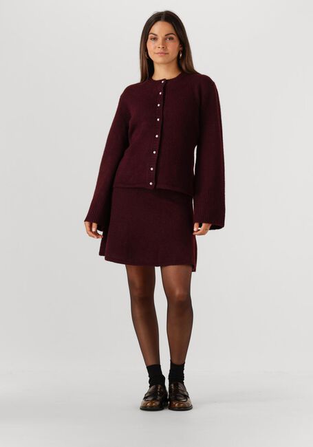 Bordeaux NEO NOIR Vest MIXIE KNIT CARDIGAN - large