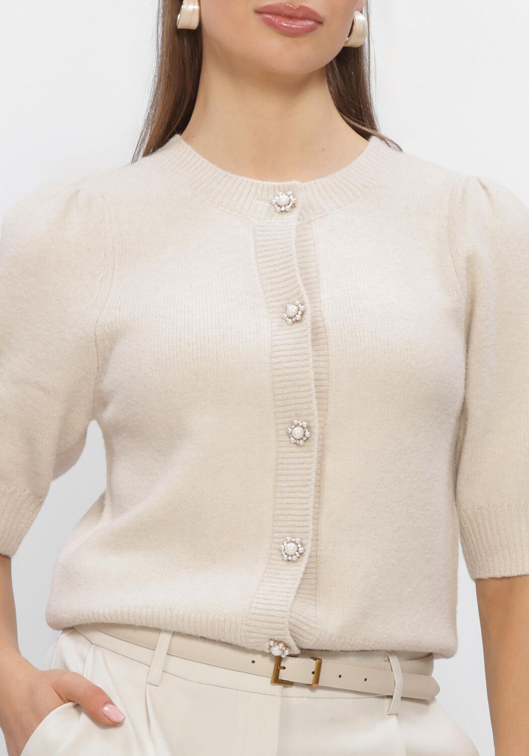 Beige OMODA ATELIER Vest OM-DEATE X BO - large