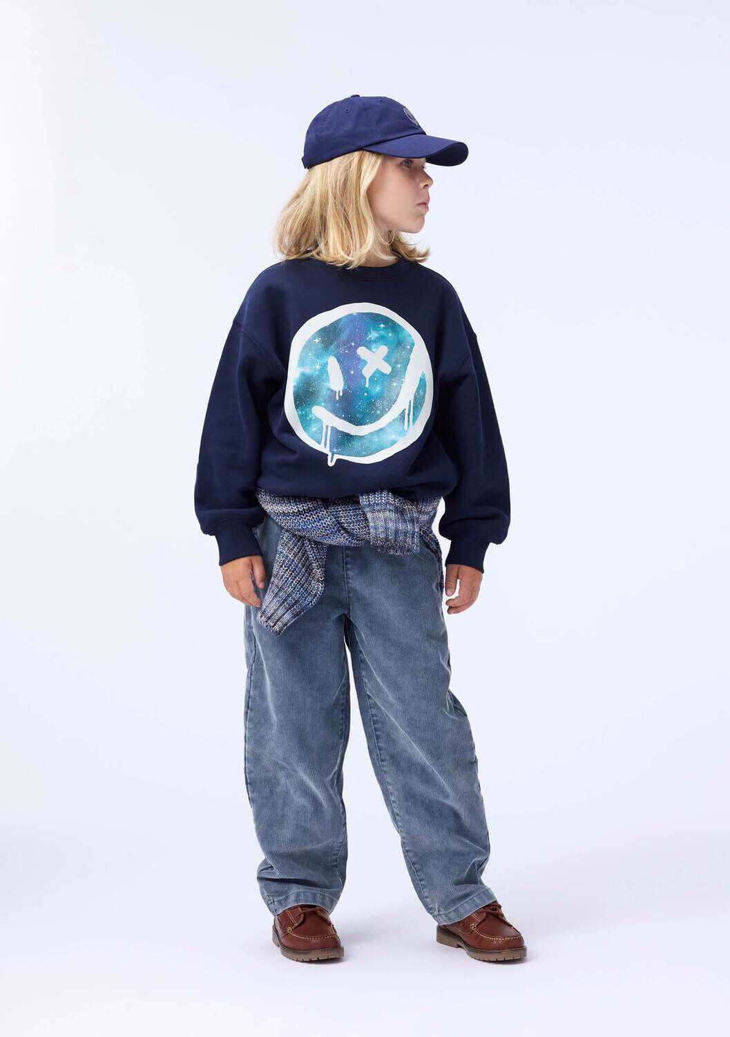 Donkerblauwe MOLO Sweater MAR - large