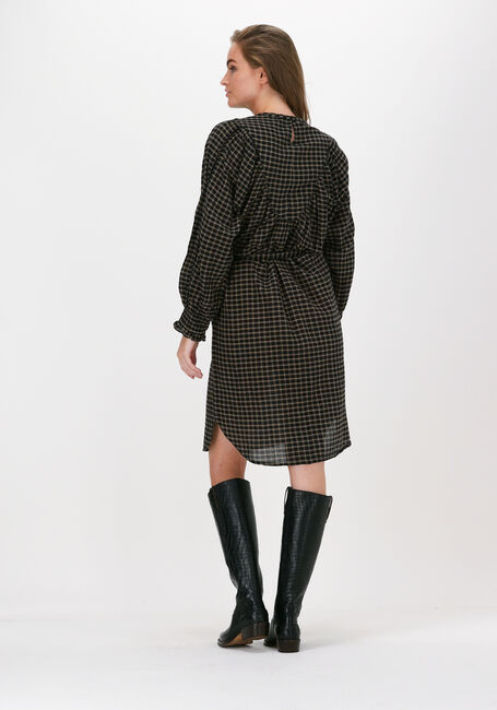 Zwarte BY-BAR Mini jurk BOBBIE CHECK DRESS - large