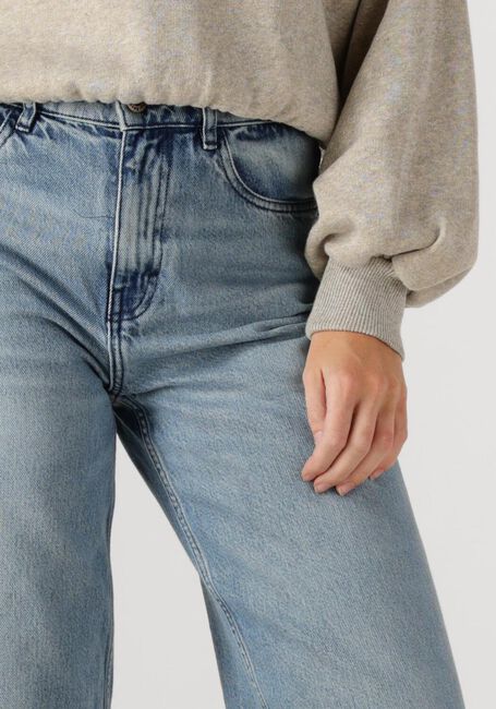 Blauwe BY-BAR Wijde broek LEW DENIM PANTS - large