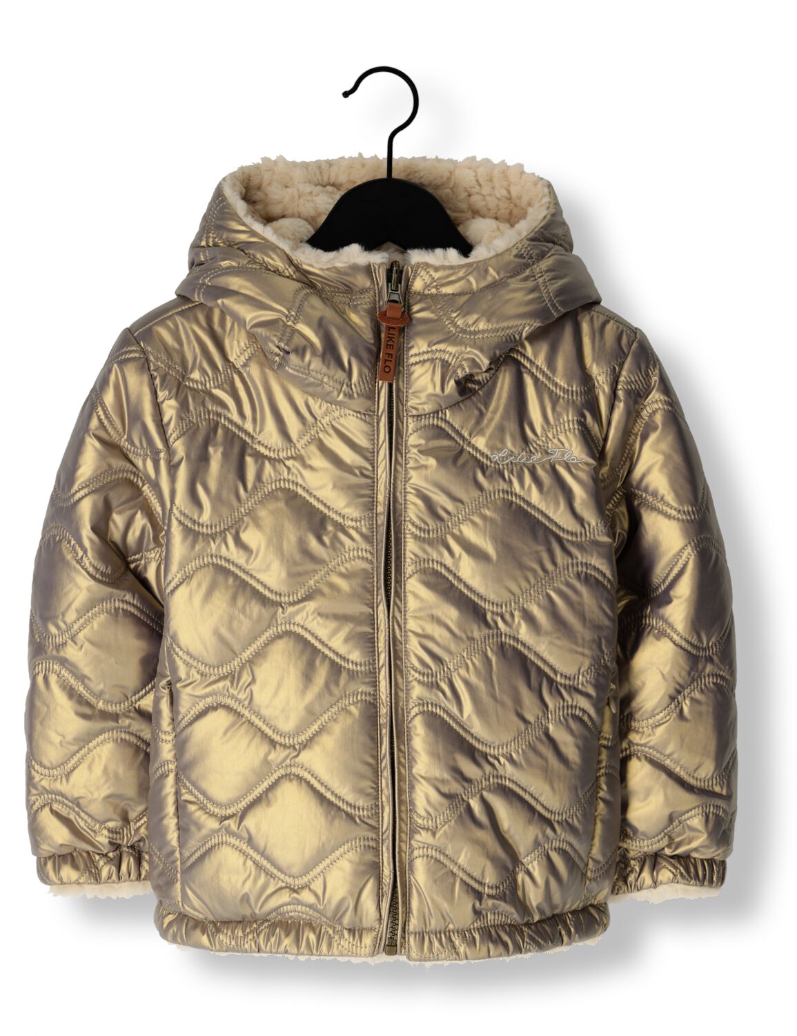 LIKE FLO Meisjes Jassen Aimee Flo Girls Reversible Hooded Jacket Goud
