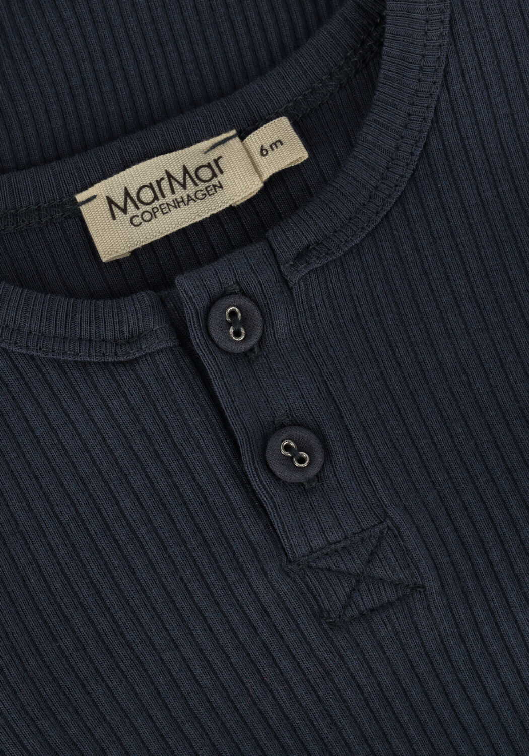 Blauwe MARMAR COPENHAGEN Rompers BODY LS MODAL - large