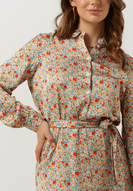 Zand OBJECT Midi jurk JABIN L/S SHIRT DRESS 126 - large