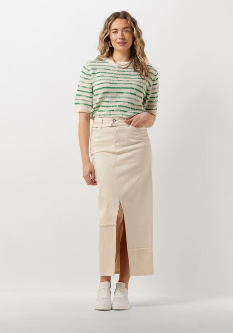 Gebroken wit SUMMUM Midirok DENIM SKIRT COMFI COTTON TWILL - large