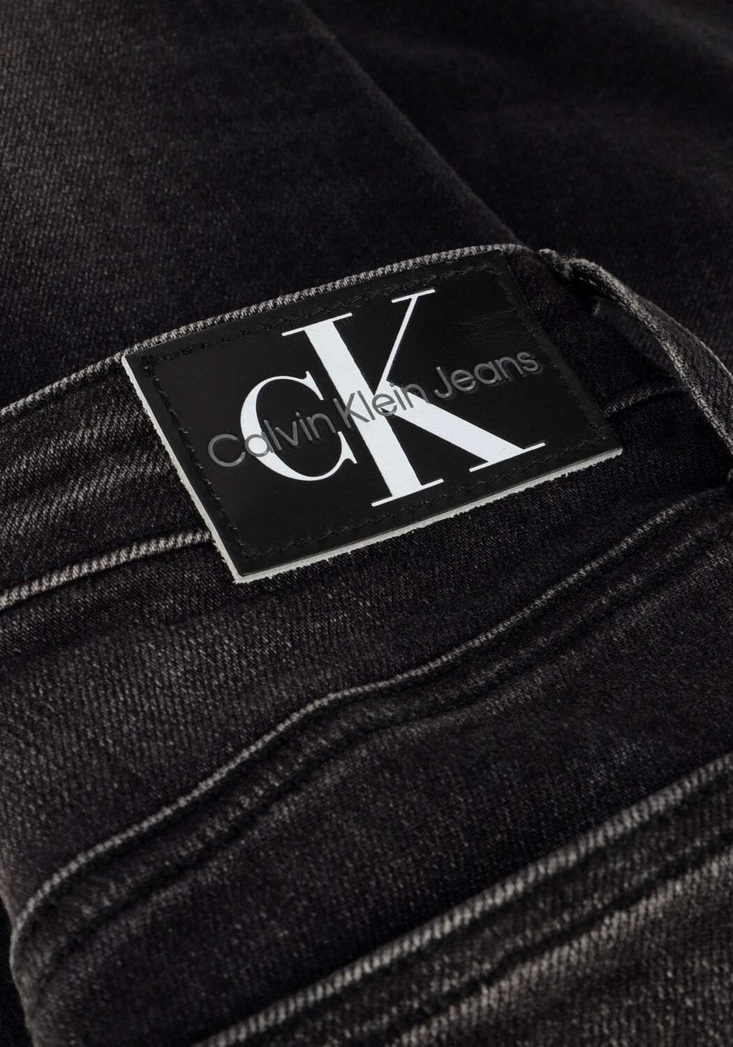Zwarte CALVIN KLEIN Skinny jeans HIGH RISE SUPER SKINNY ANKLE - large