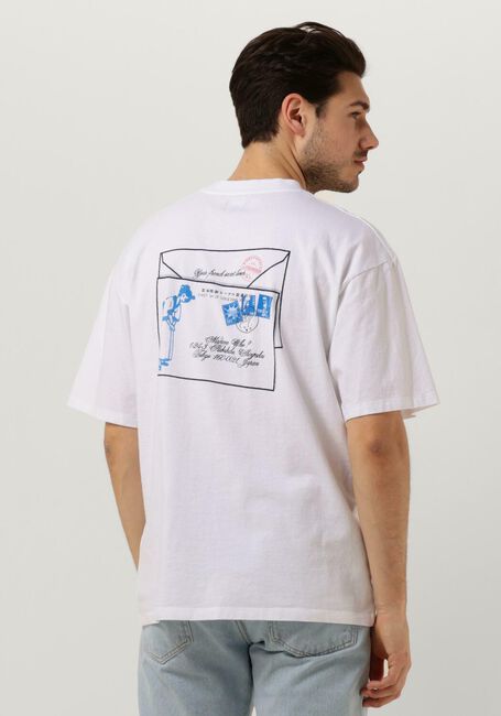 Witte EDWIN T-shirt POSTAL TS SINGLE JERSEY - large