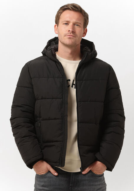 Zwarte SELECTED HOMME Gewatteerde jas HARRY PUFFER JKT W - large