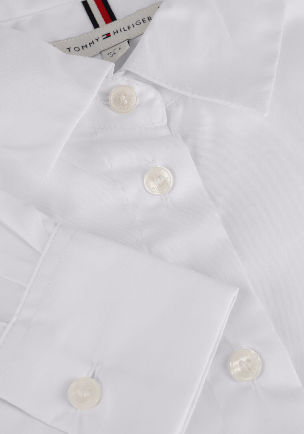 Witte TOMMY HILFIGER Blouses ESS POPLIN REGULAR SHIRT - large